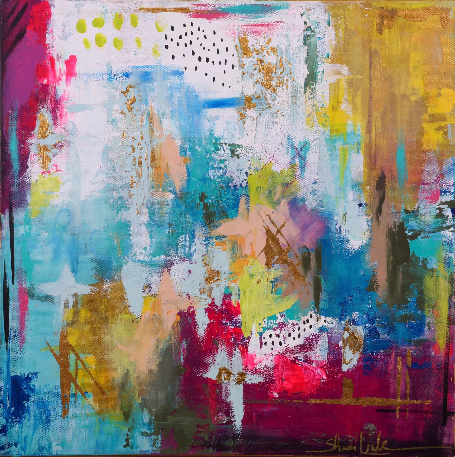 Chaotic Harmony Canvas