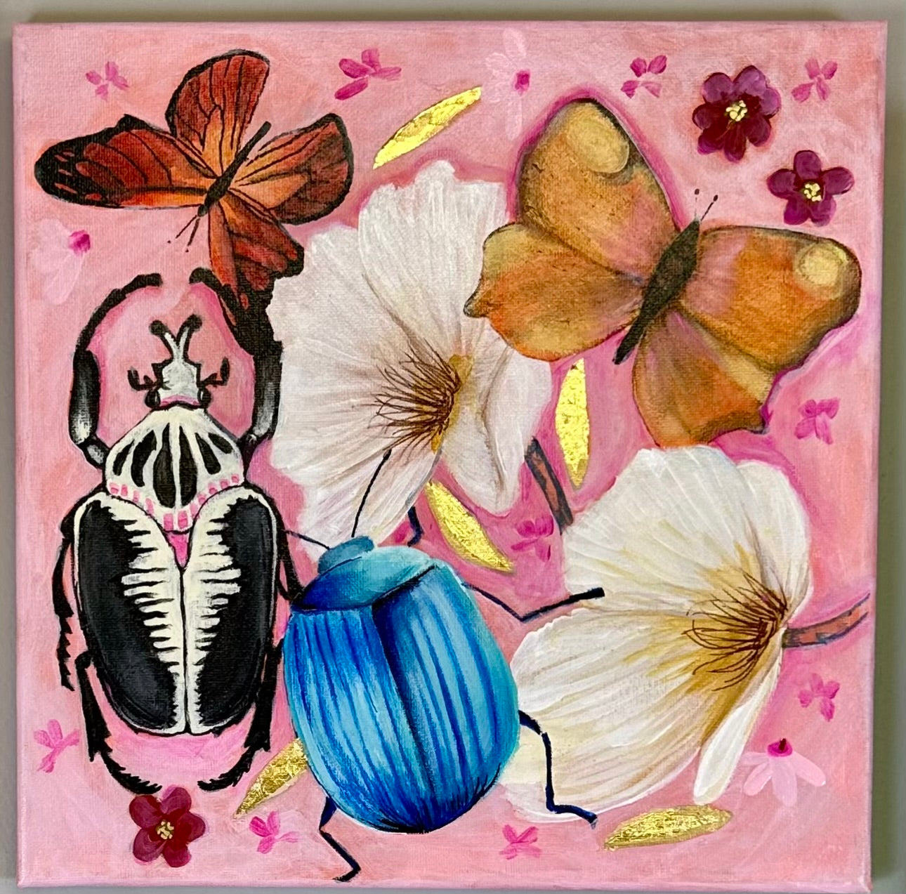 Harmony in the Garden Canvas