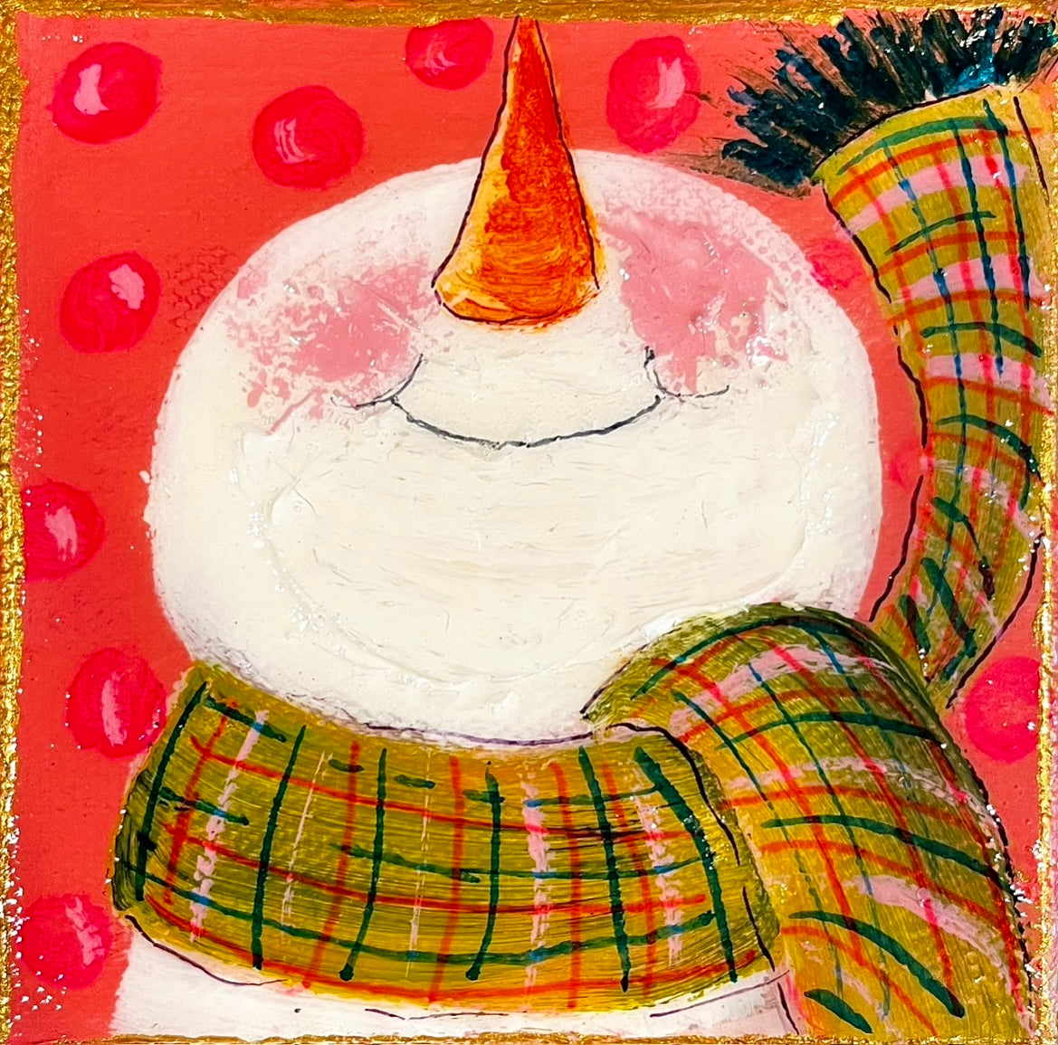 Snowman 4 x 4 (varnished)