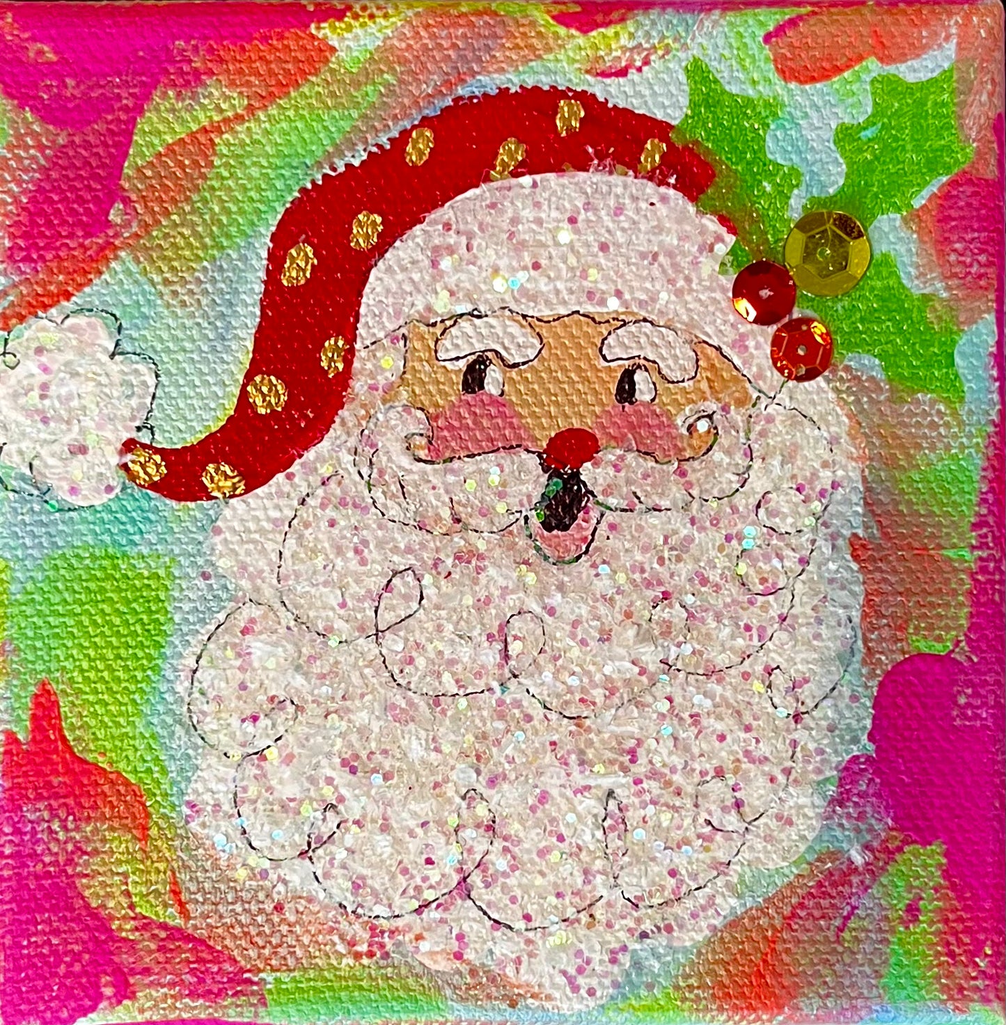 Santa Canvas 4 x 4