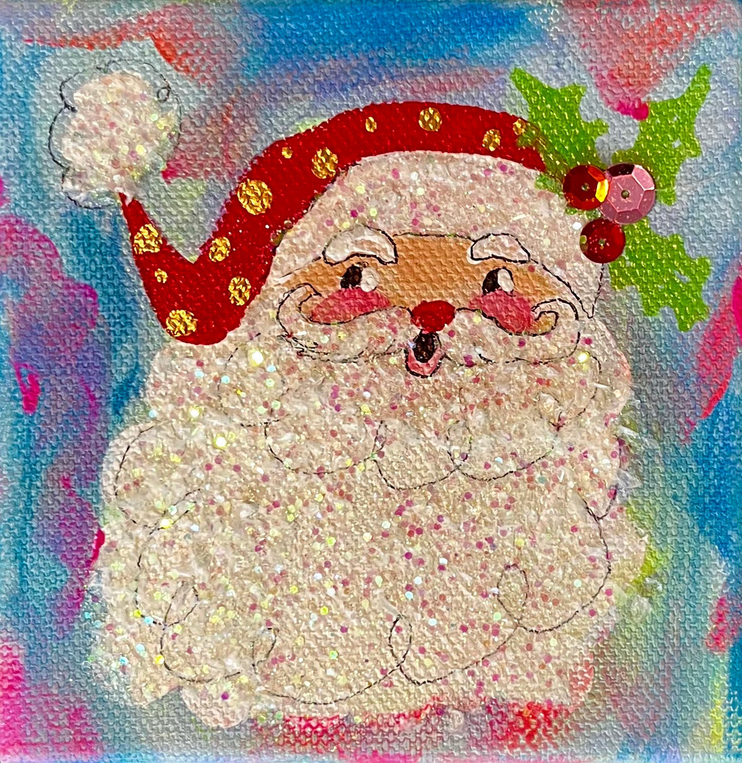 Santa Canvas 4 x 4
