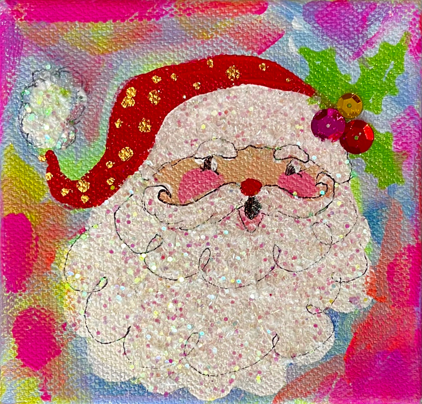 Santa Canvas 4 x 4
