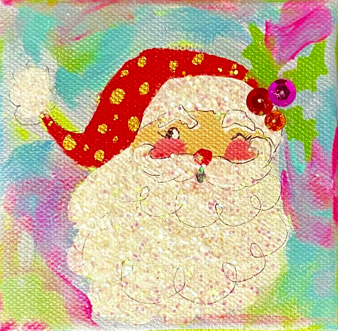 Santa Canvas 4 x 4