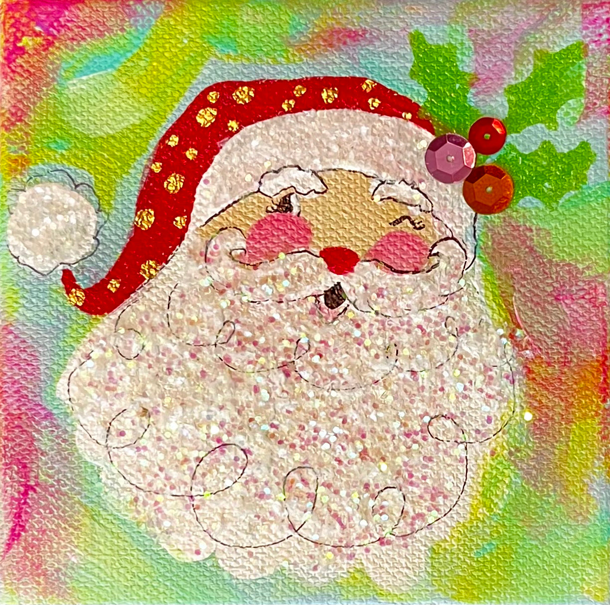 Santa Canvas 4 x 4