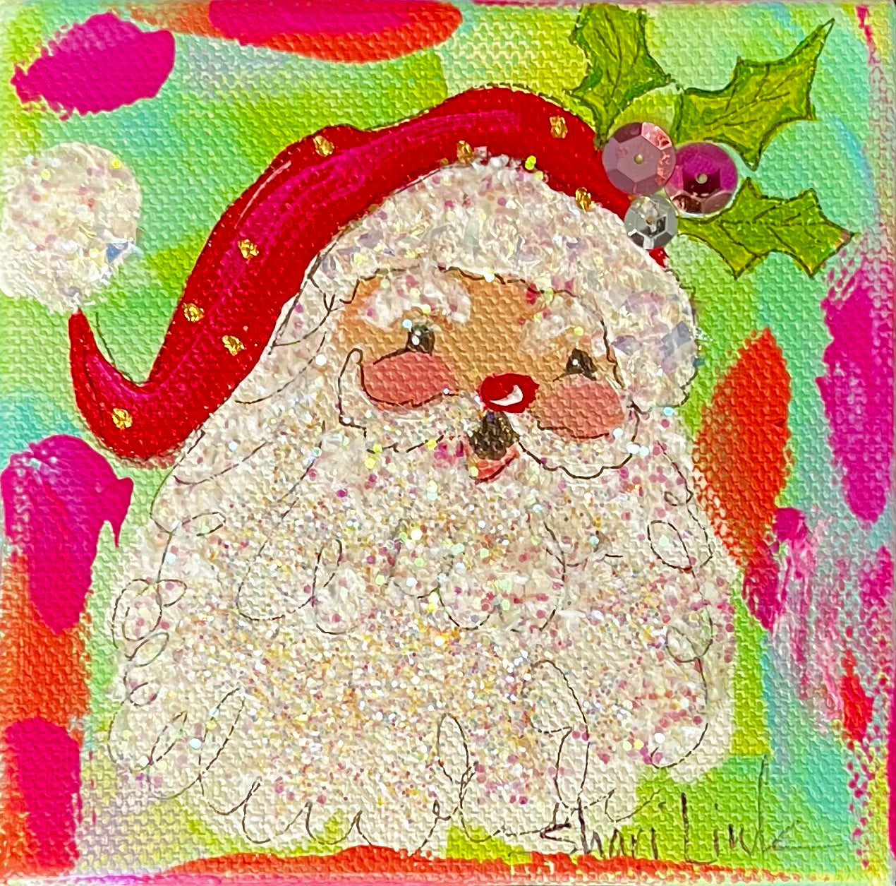 Santa Canvas 4 x 4