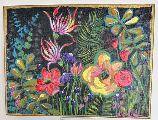 Midnight Garden Canvas