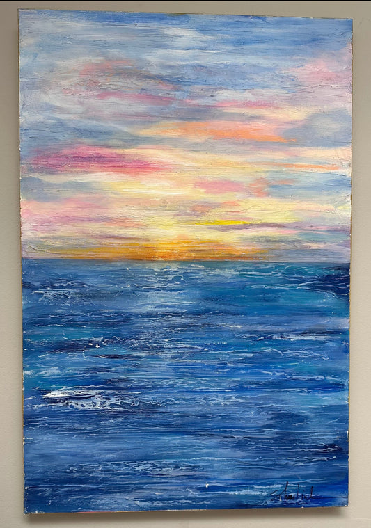 "Sincere Sunset" - 24x36" Canvas